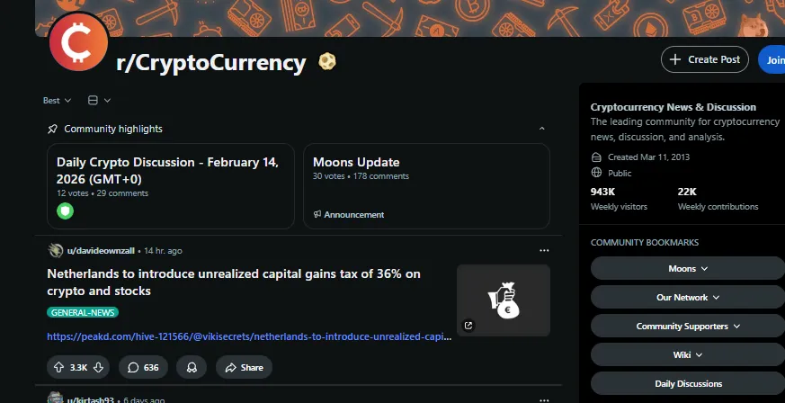 Al'ummomin Crypto da za a Shiga