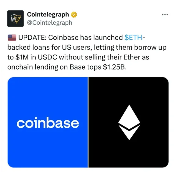 Kryptobesicherte Kredite – Warum selbst Coinbase aufs Ganze ging